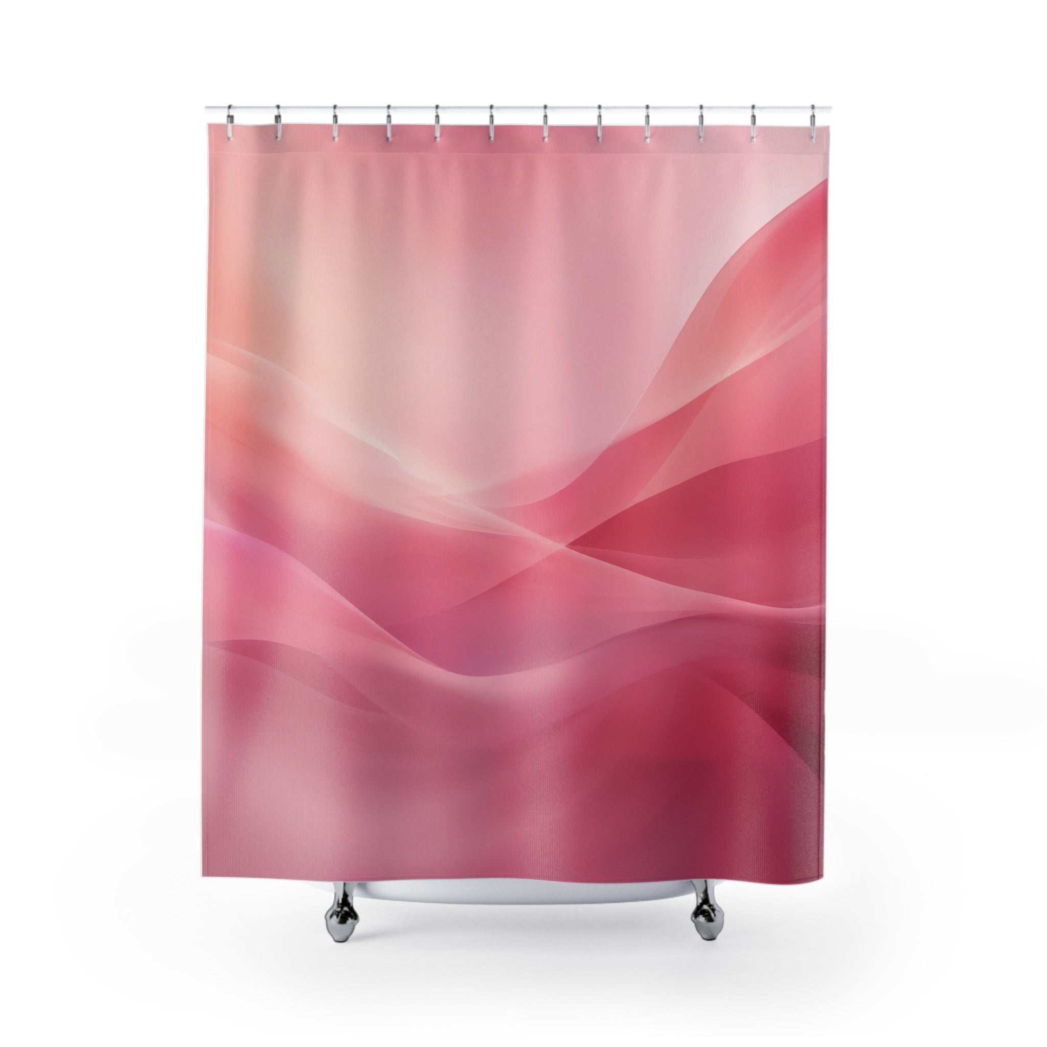 Pink Gradient Shower Curtain
