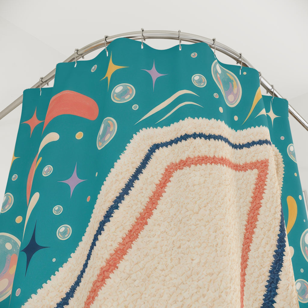 Flying Mat Shower Curtain