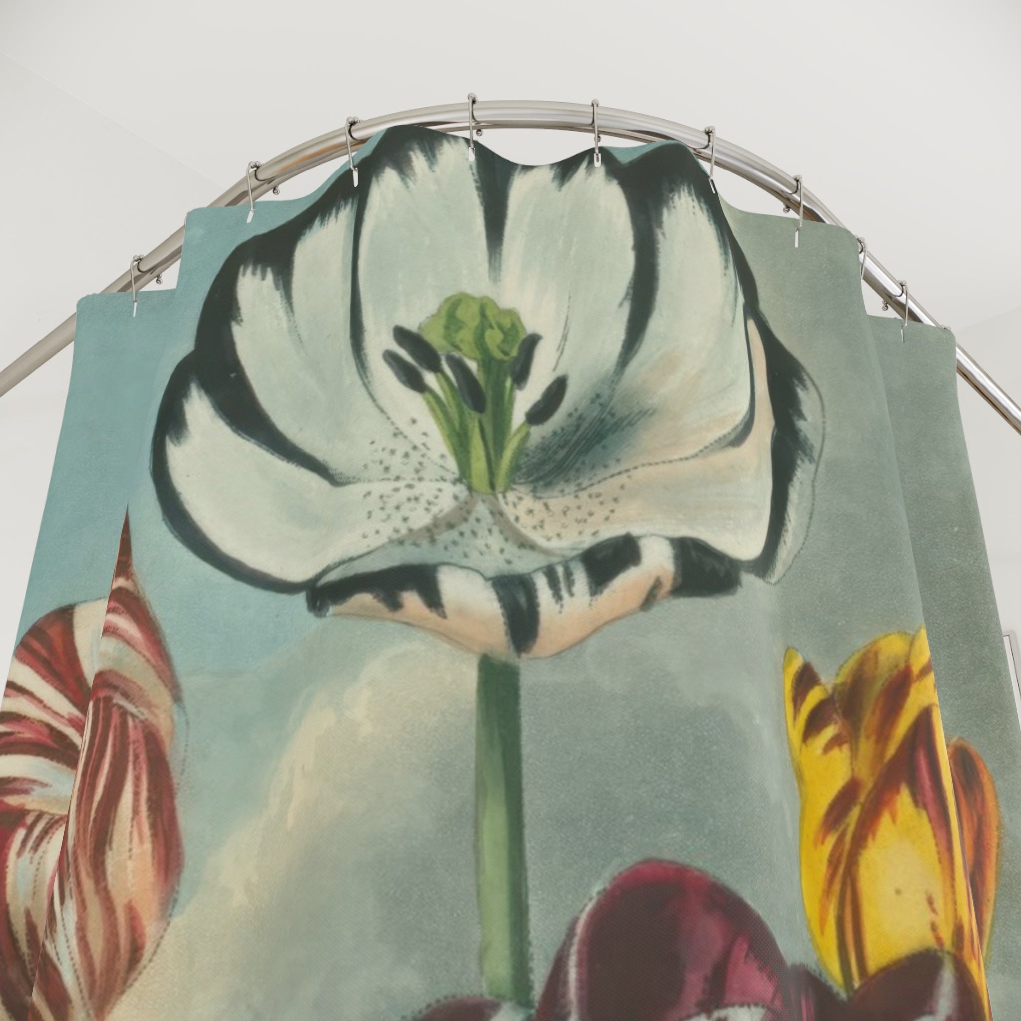 Vintage Tulip Shower Curtain