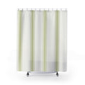 Pistachio Hotel Stripe Shower Curtain