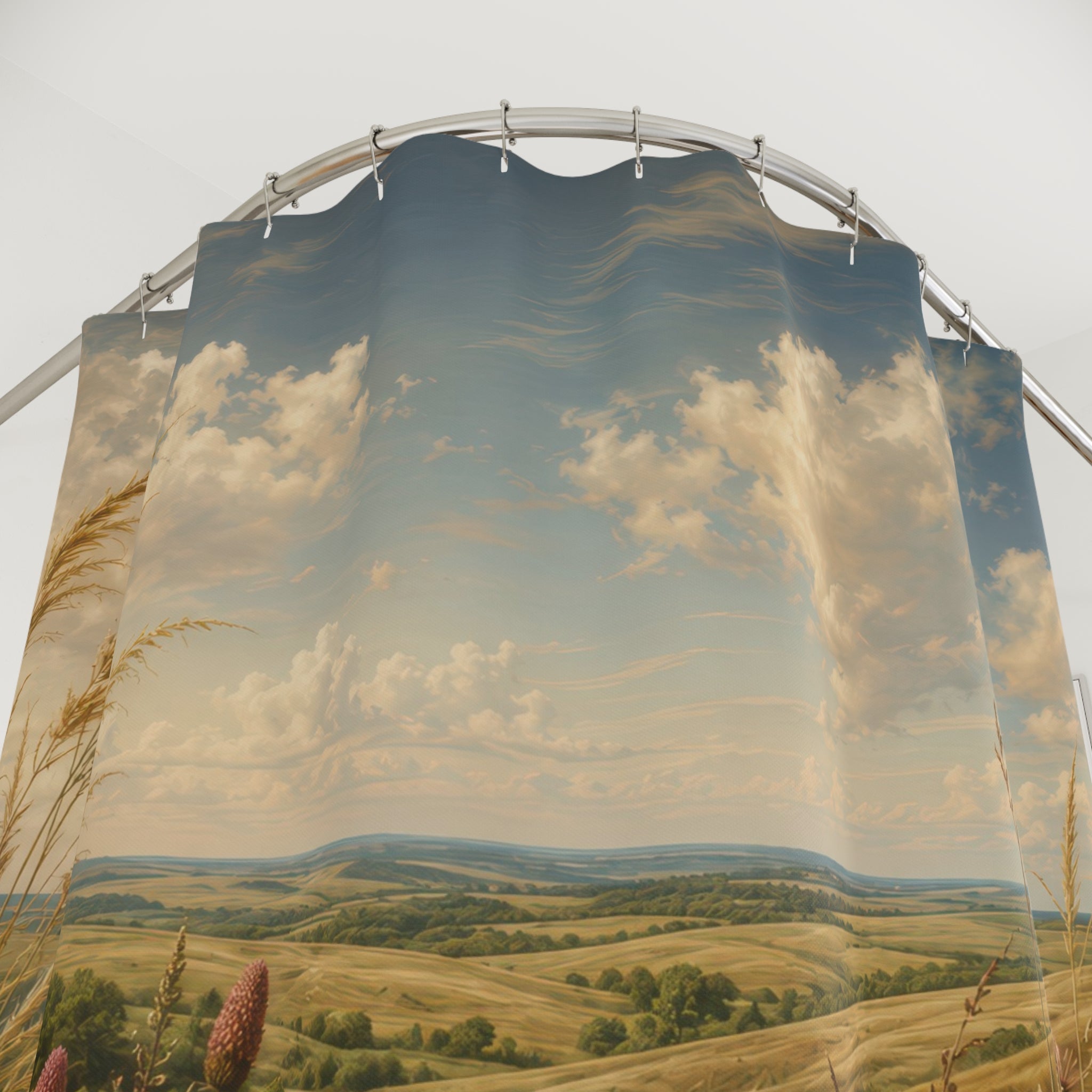 Prairie Wildflower Meadow Shower Curtain