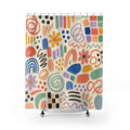 Kids Doodle Shower Curtain