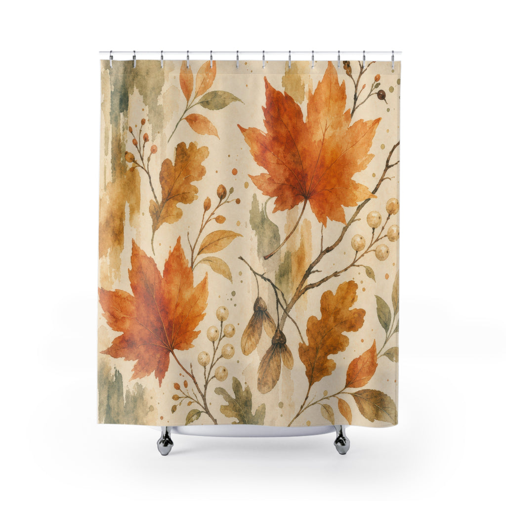 Fall Leaf Autumn Shower Curtain
