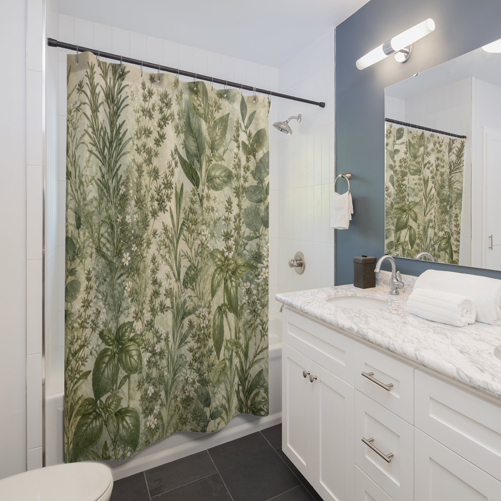 Sage Green Shower Curtain