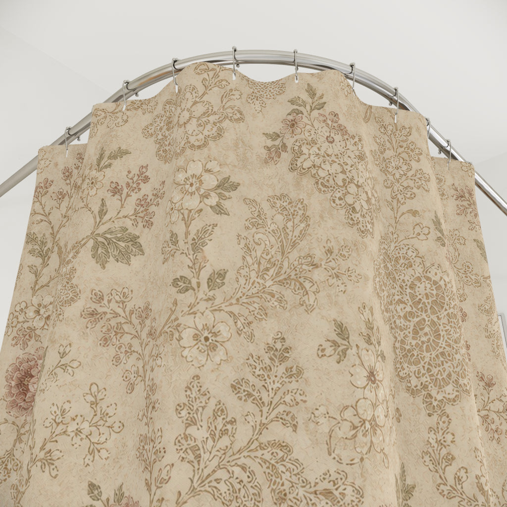 Vintage Damask Shower Curtain