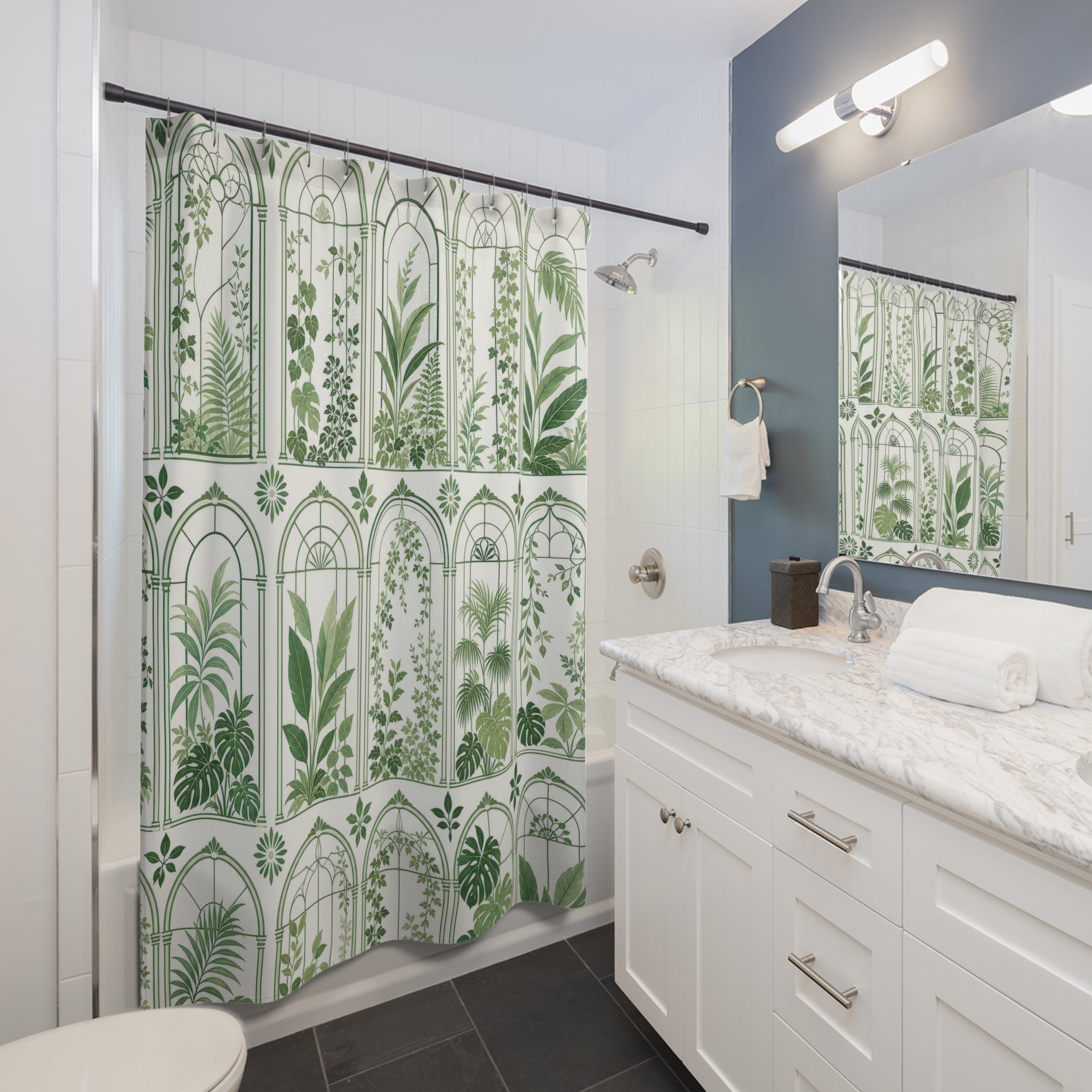 Botanical Garden Arch Shower Curtain