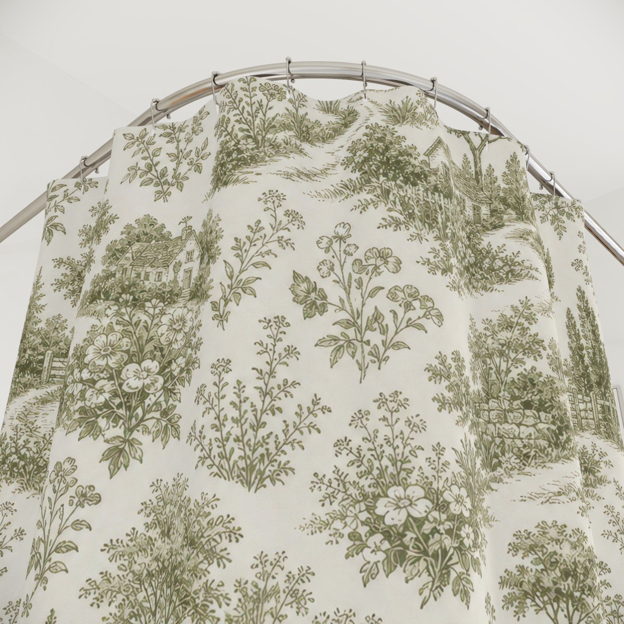 French Country Landscape Shower Curtain
