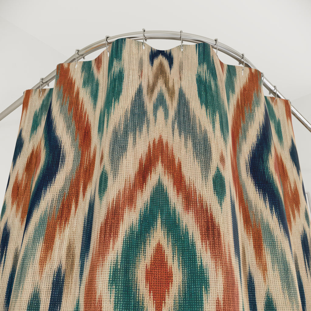 Ikat Shower Curtain