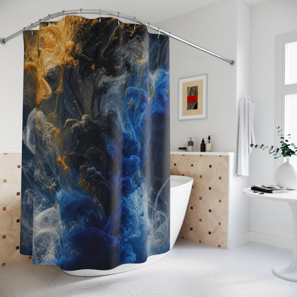 Ink Cloud Photo Abstract Shower Curtain