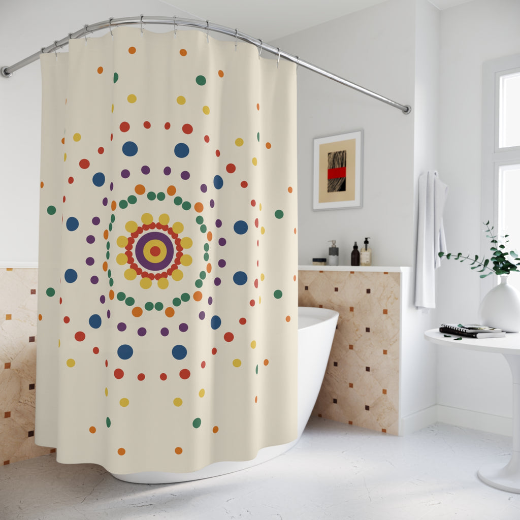 Kaleidoscope Shower Curtain: Mandala Geometry