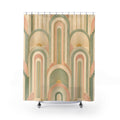Geometric Art Deco Archway Shower Curtain
