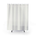 Slate Grey Pinstripe Shower Curtain