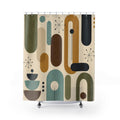 Mid Century Bauhaus Shower Curtain
