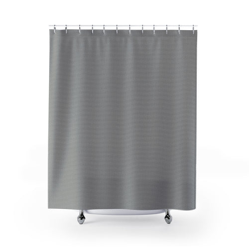 Black and White Gingham Shower Curtain