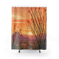 Screenprint Ocotillo Sunrise Shower Curtain