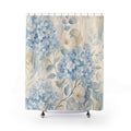 Watercolor Floral Hydrangea Shower Curtain