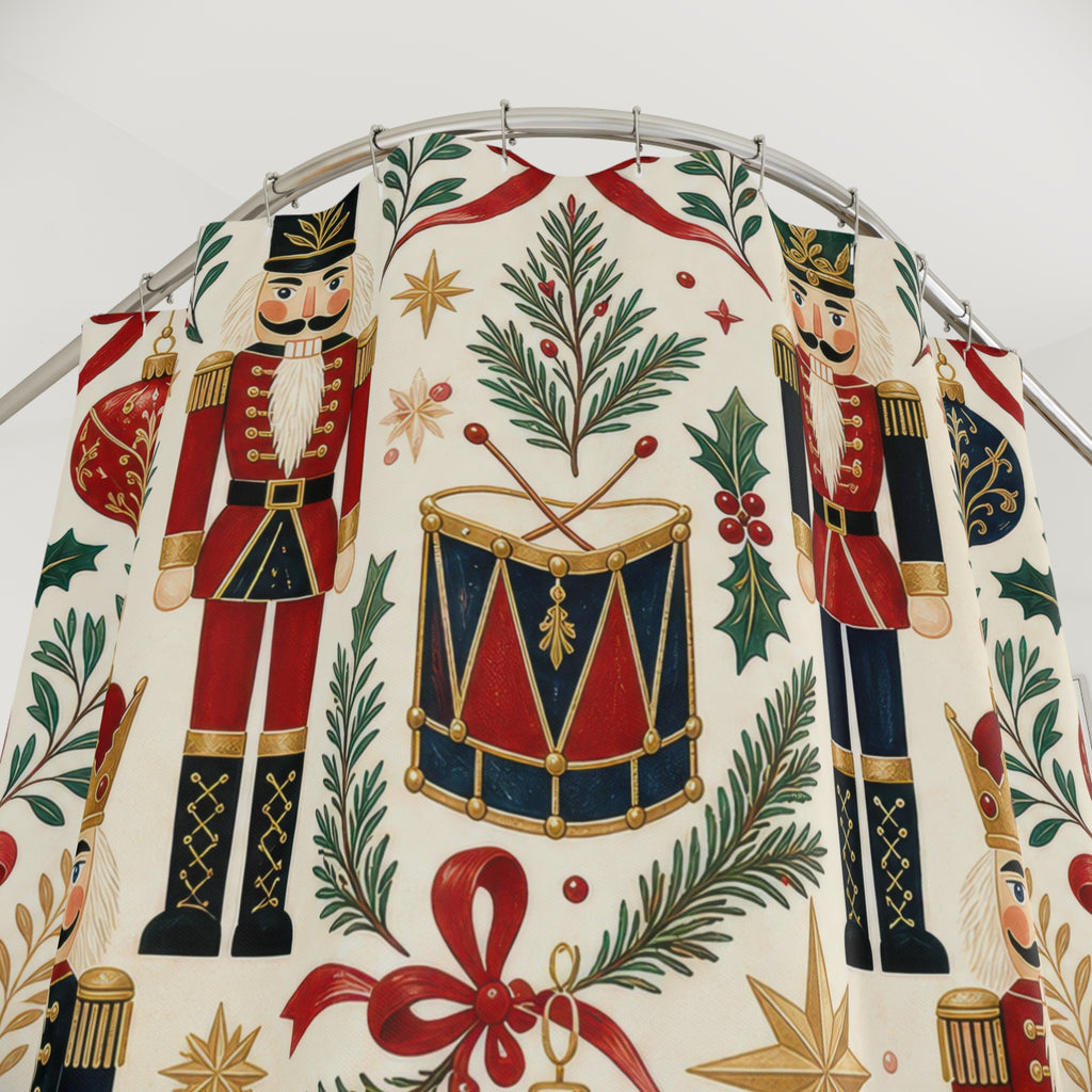 Nutcracker Bow Shower Curtain