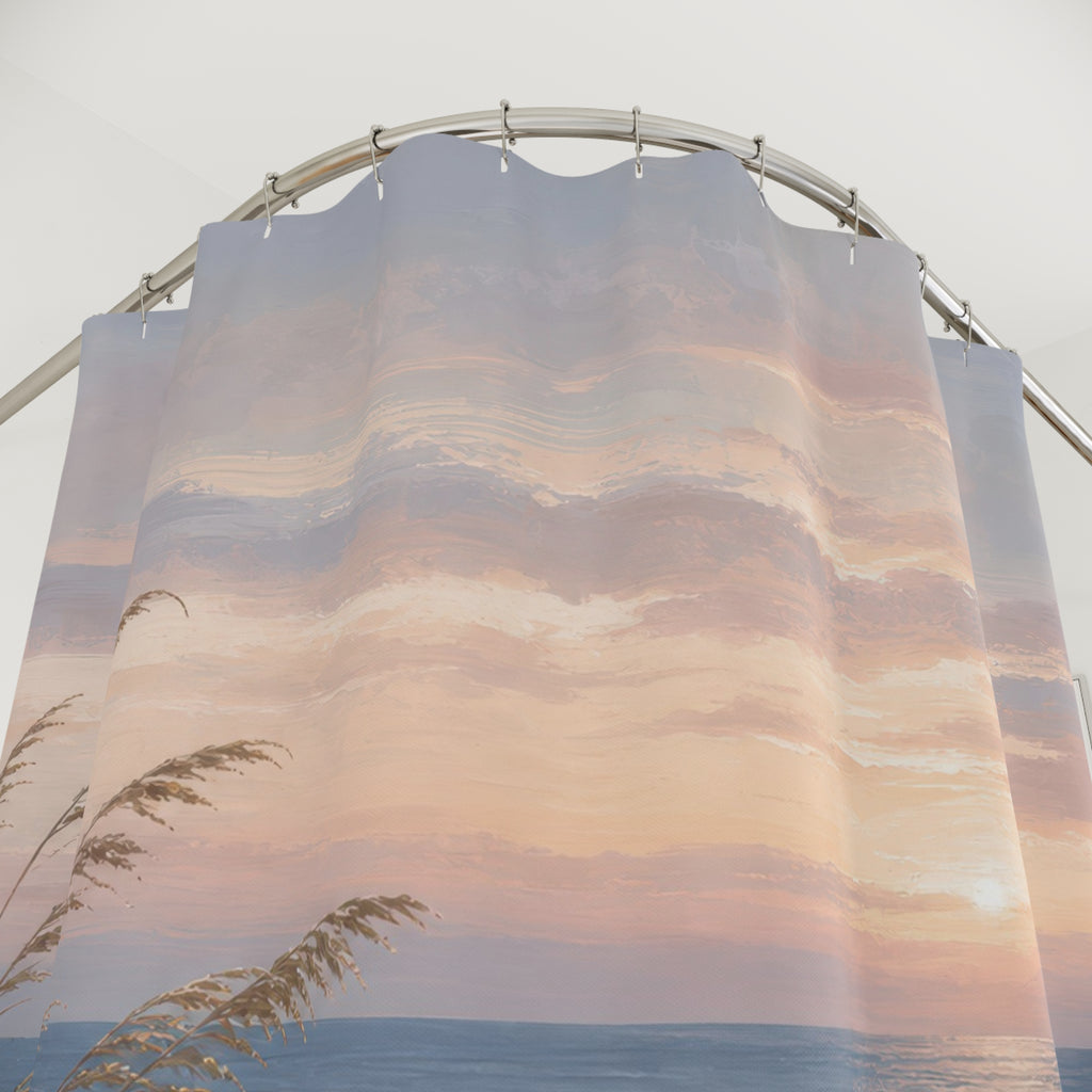 Winter Dune Beachy Shower Curtain