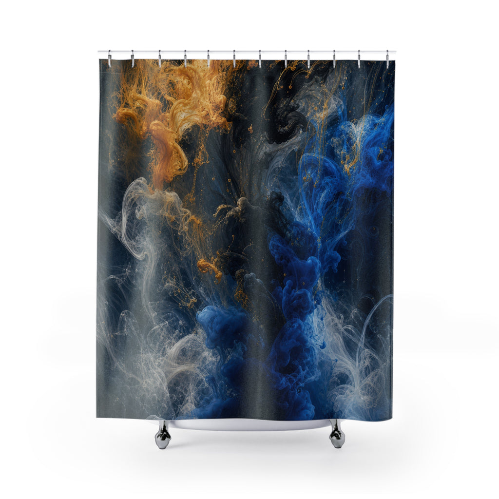 Ink Cloud Photo Abstract Shower Curtain