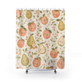 Smiling Fruit Cute Shower Curtain
