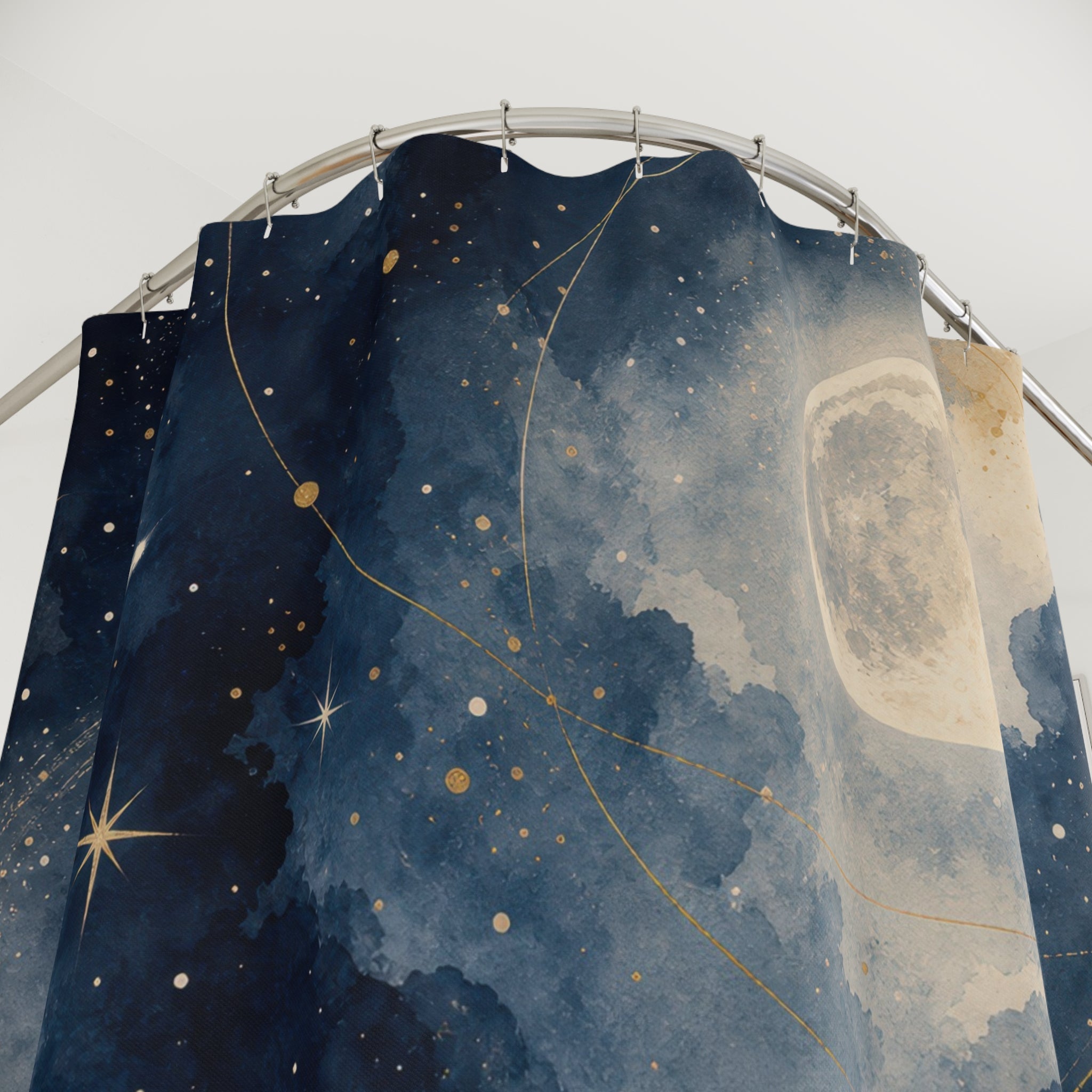 Celestial Moon Shower Curtain: Celestial Shower Curtain