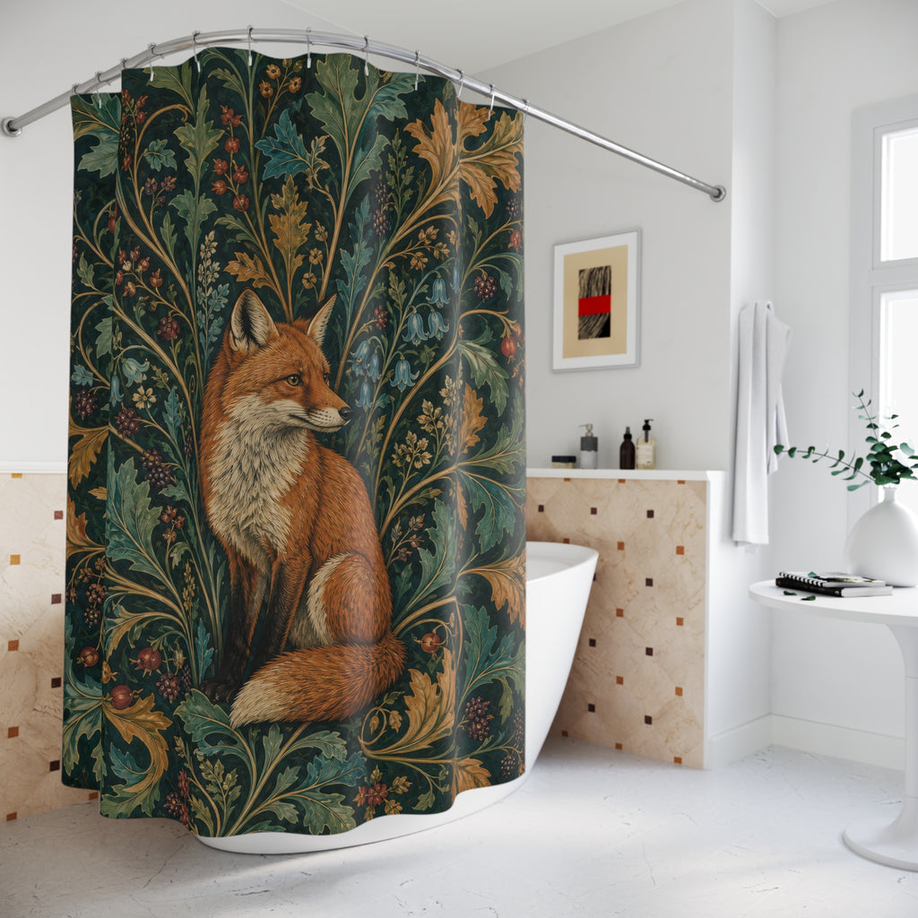 William Morris Fox Thicket Shower Curtain