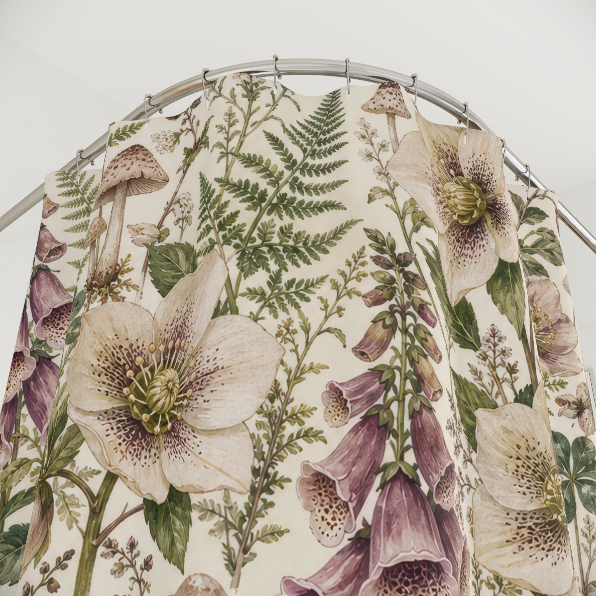 Foxglove Botanical Shower Curtain