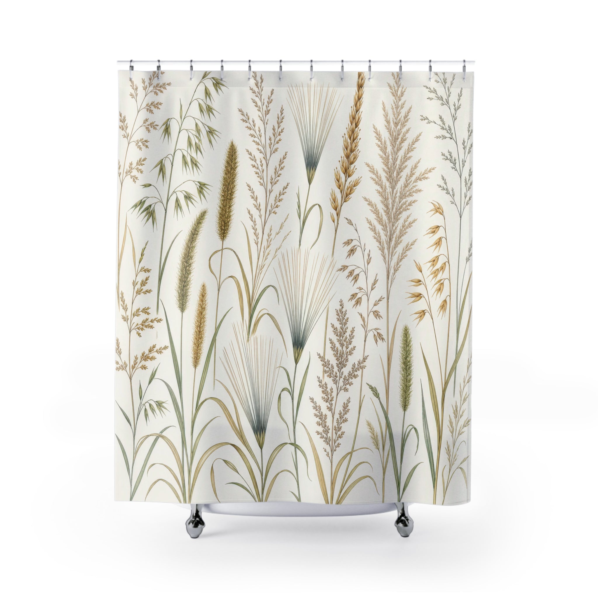 Ornamental Grass Reed Shower Curtain