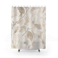 Beige Magnolia Botanical Shower Curtain