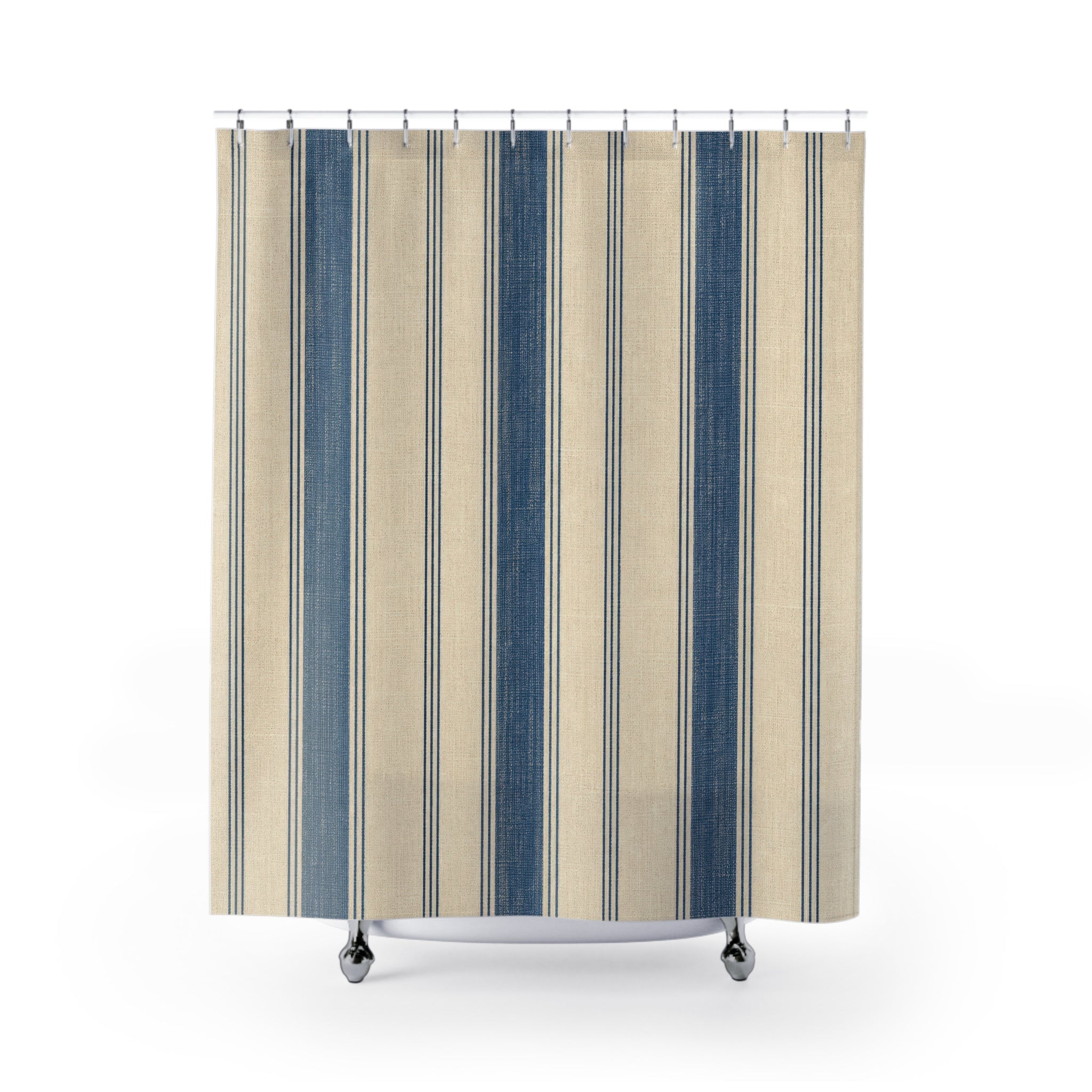Antique Grain Sack Shower Curtain