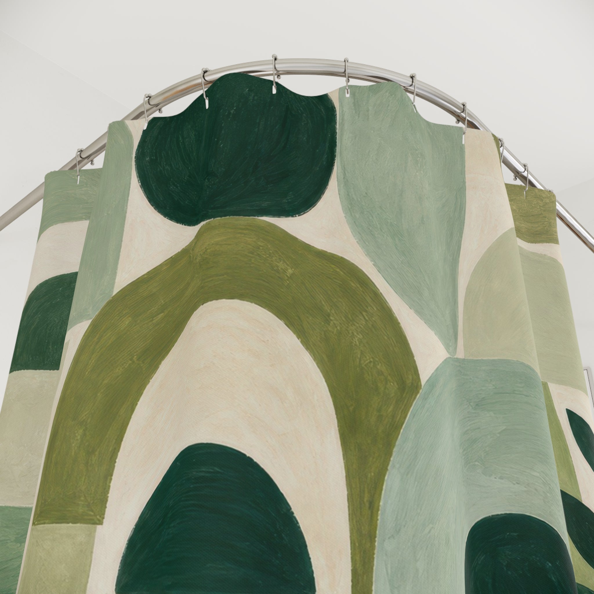 Sage Olive Arch Shower Curtain