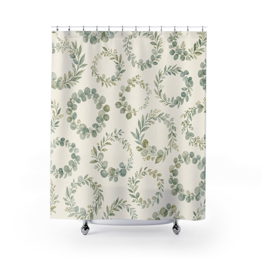 Eucalyptus Wreath Shower Curtain