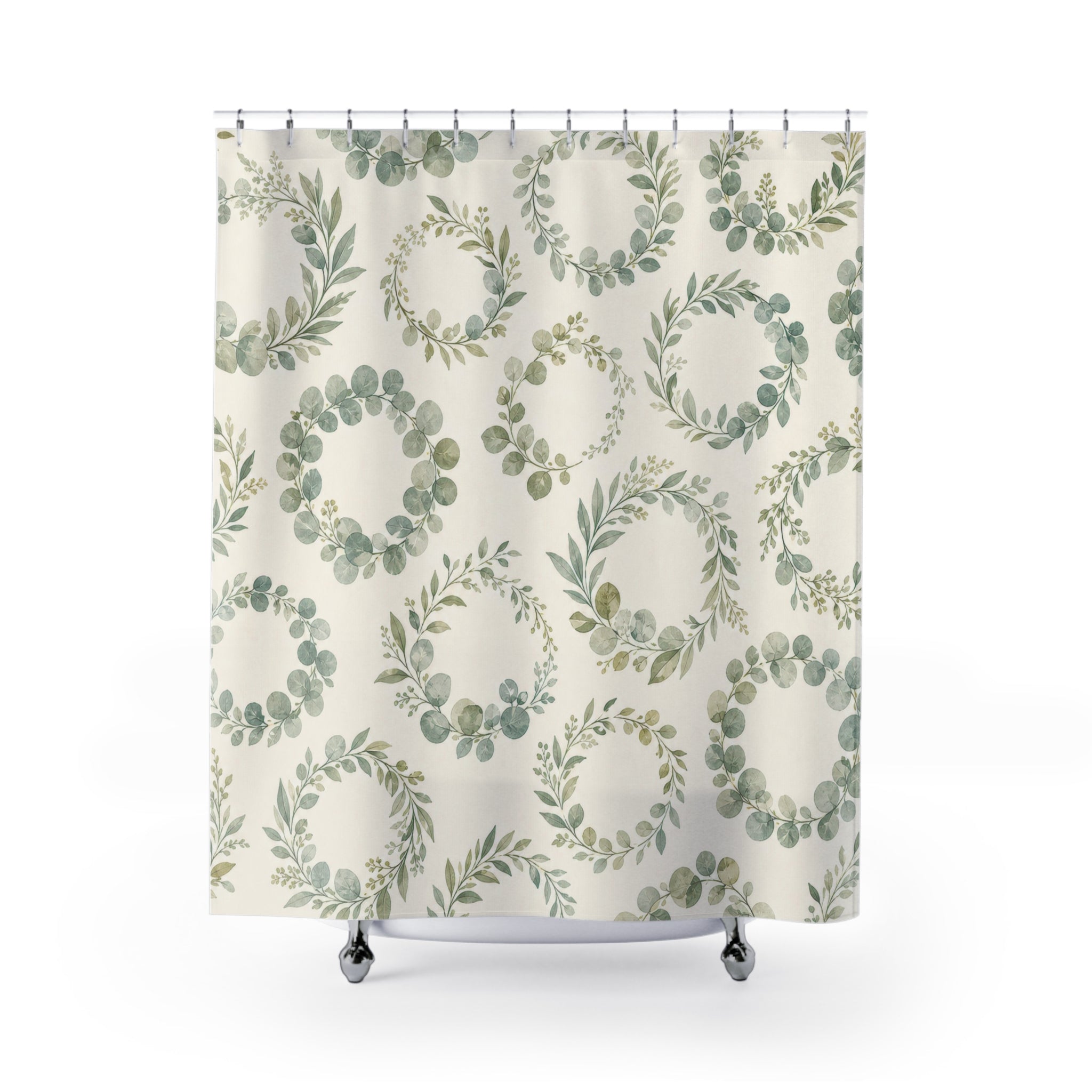 Eucalyptus Wreath Shower Curtain
