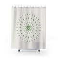 Sage Green Mandala Shower Curtain – Lotus Bloom