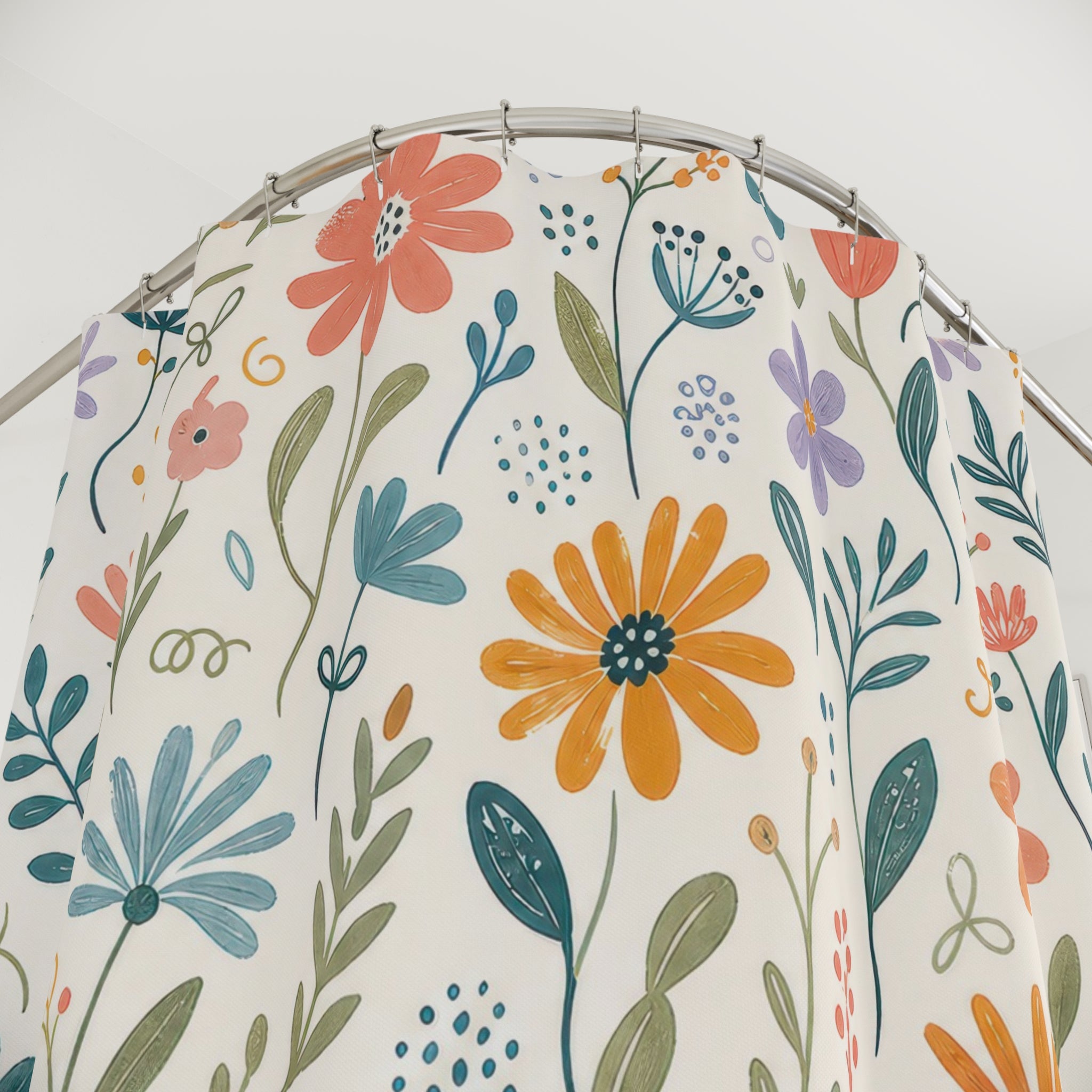 Colorful Meadow Shower Curtain