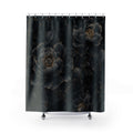 Gothic Peony Flower Shower Curtain