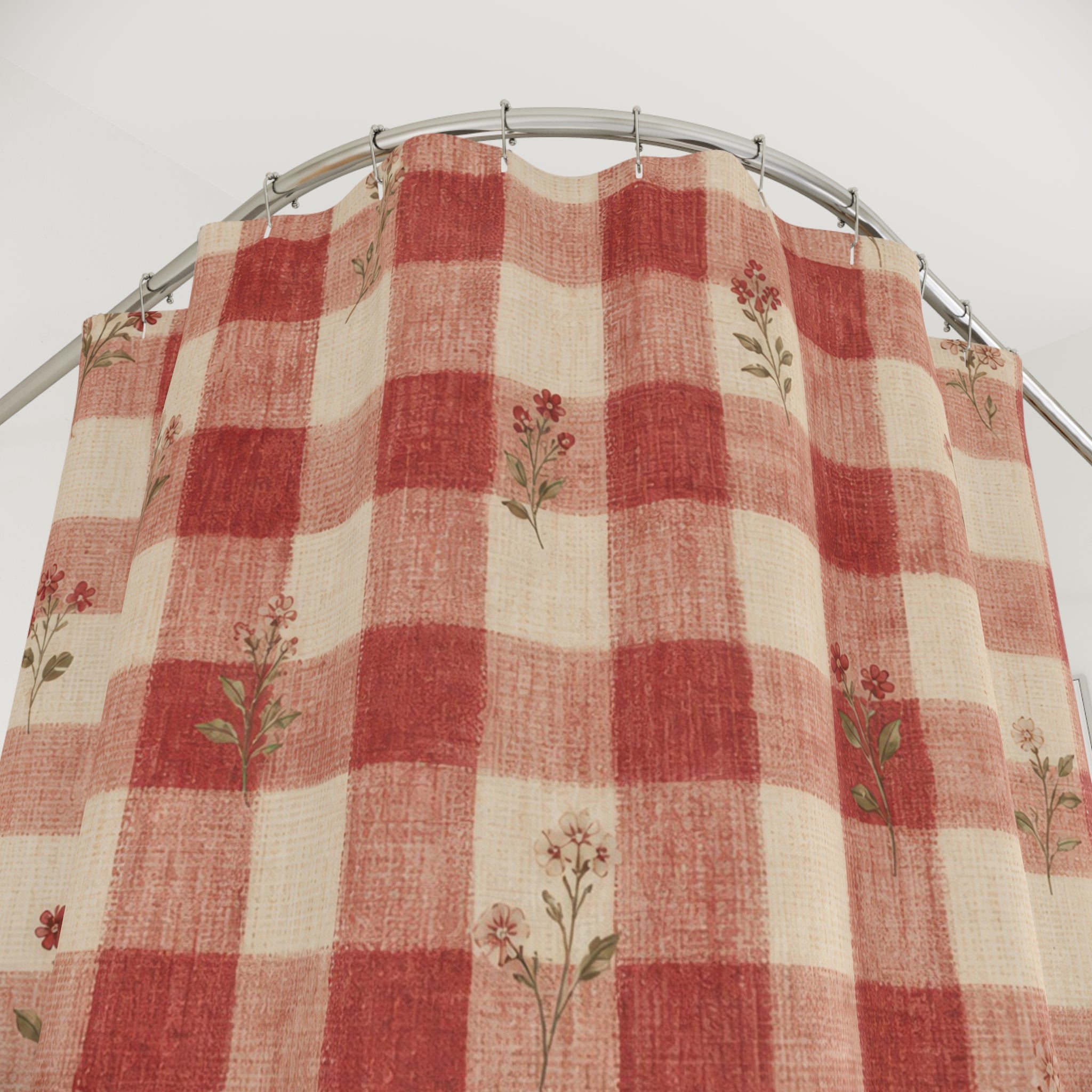 Gingham Shower Curtain