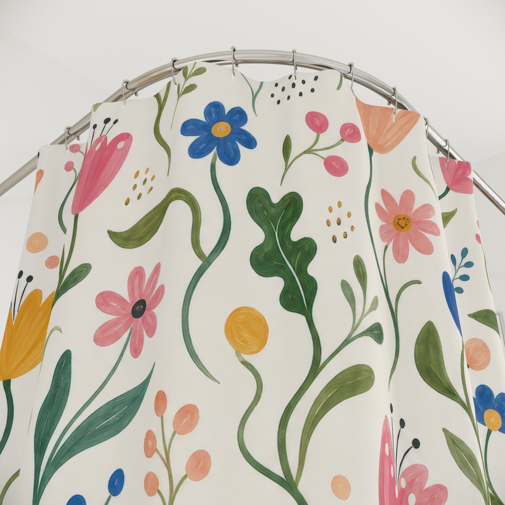 Colorful Wildflower Shower Curtain