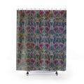 Mackmurdo Peacock Shower Curtain – Teal & Magenta