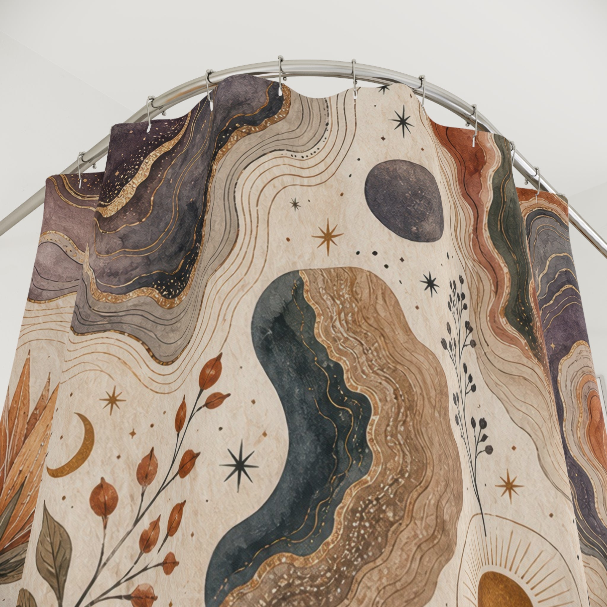 Abstract Desert Stone Shower Curtain