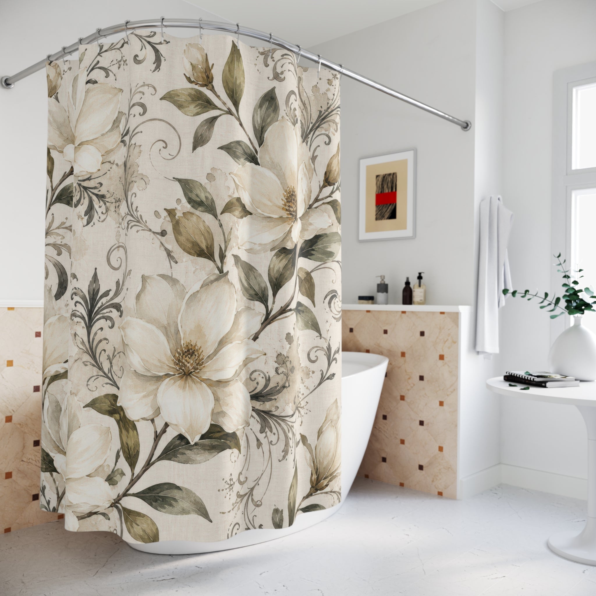 Magnolia Shower Curtain