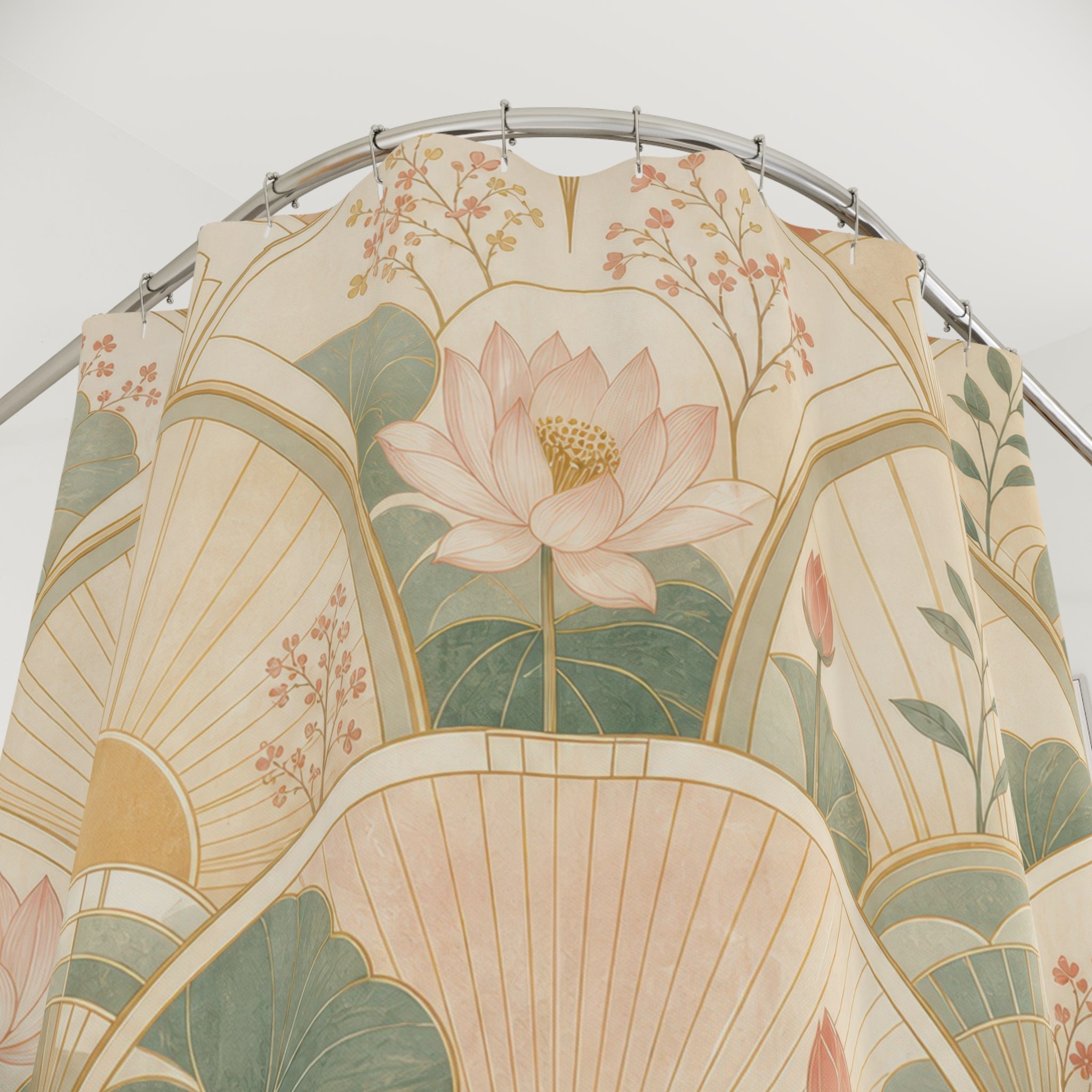 Unique Art Deco Shower Curtain
