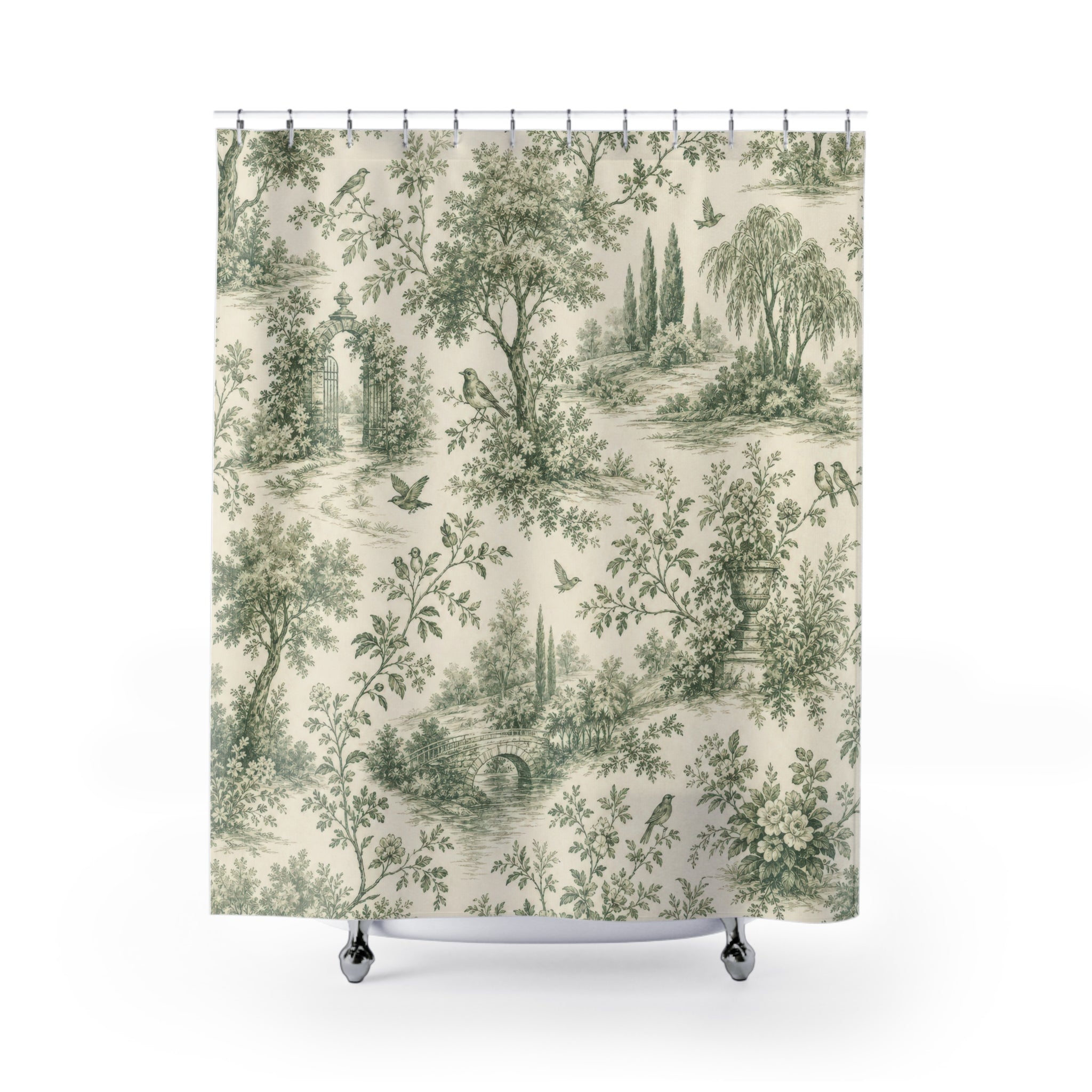 Vintage Landscape Shower Curtain
