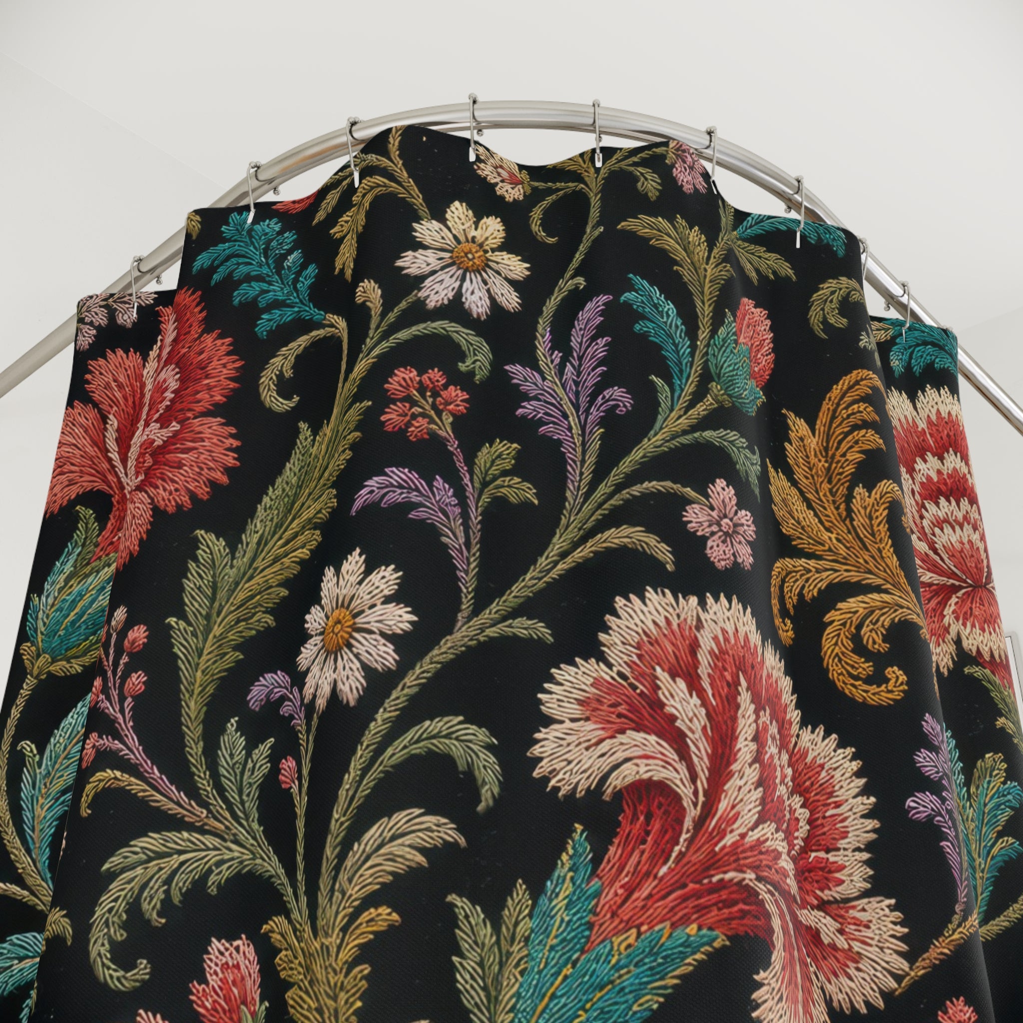 Vintage Rose Vine Shower Curtain