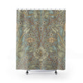 Morris Spring Thicket Shower Curtain – Teal Tulip Sage