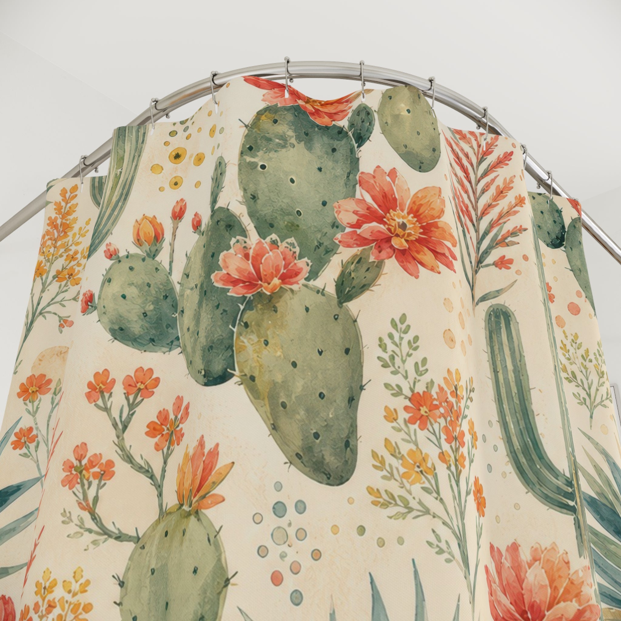 Desert Cactus Shower Curtain