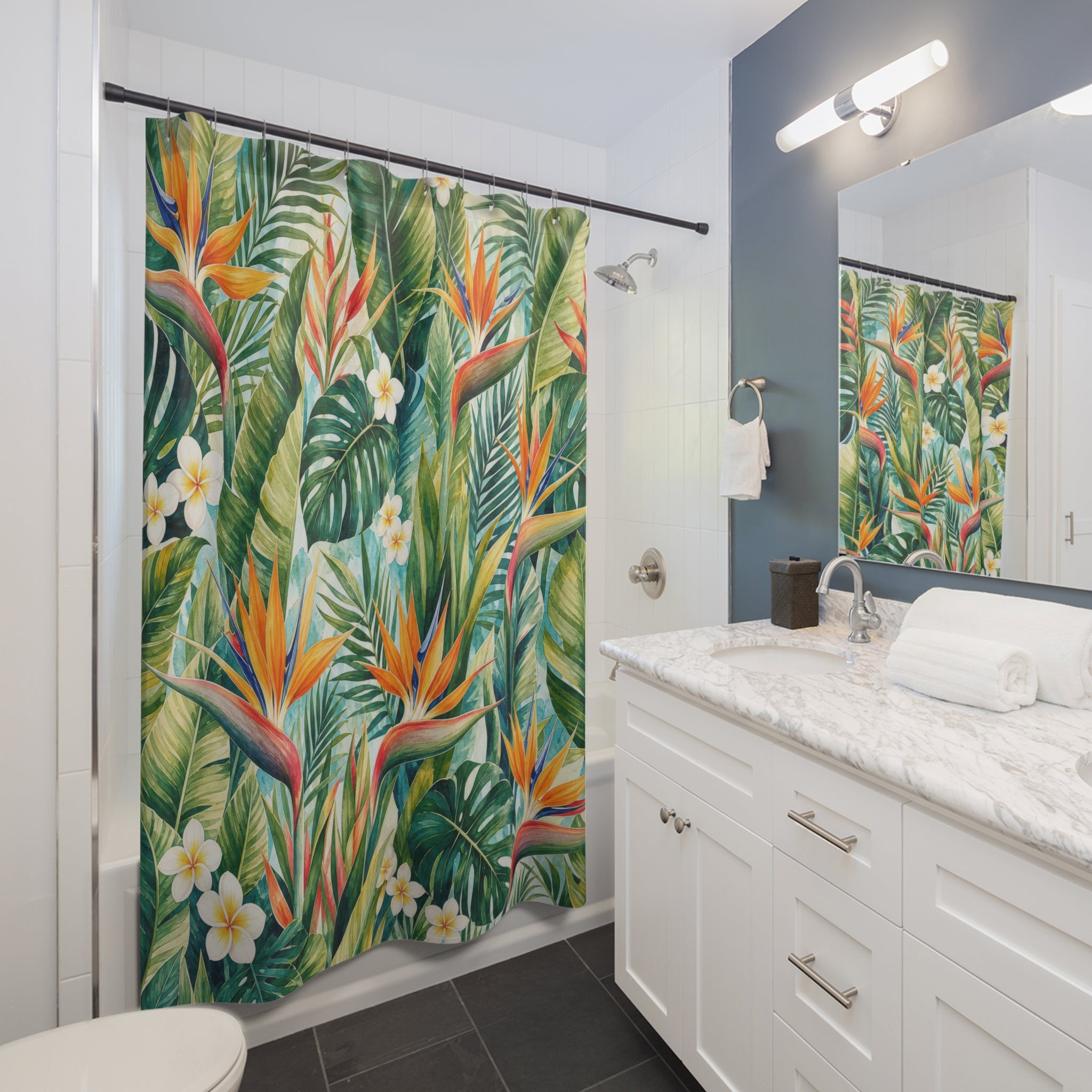 Bird of Paradise Shower Curtain