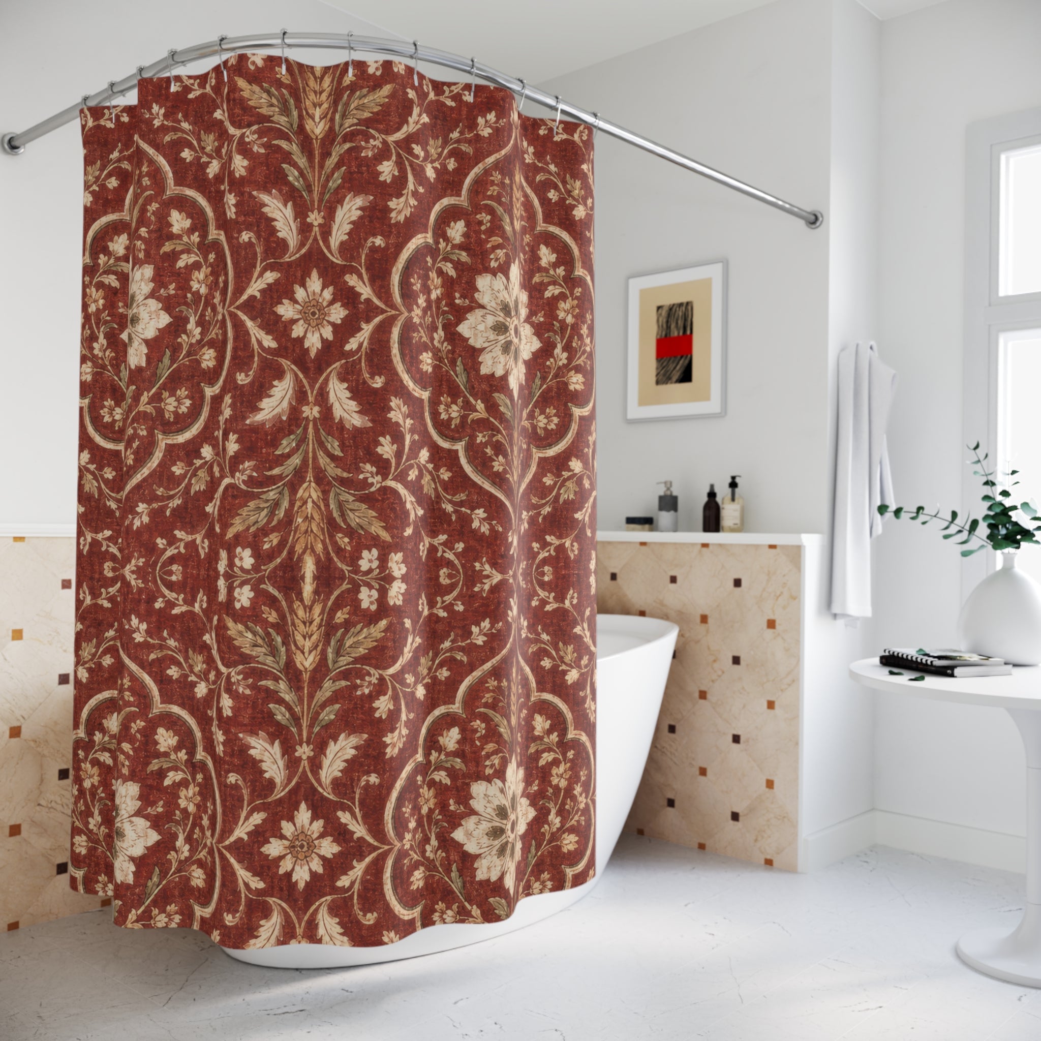 Barn Red Shower Curtain