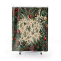 Evergreen Ornament Garland Shower Curtain