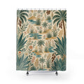 Desert Oasis Tropical Shower Curtain